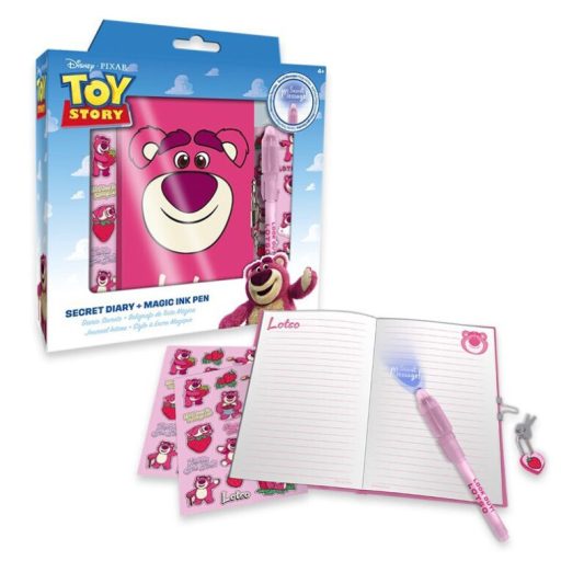 Disney Toy Story Lotso Strawberry notebook + magic pen set