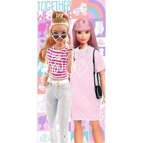 Barbie Together bath towel, beach towel 70x140cm