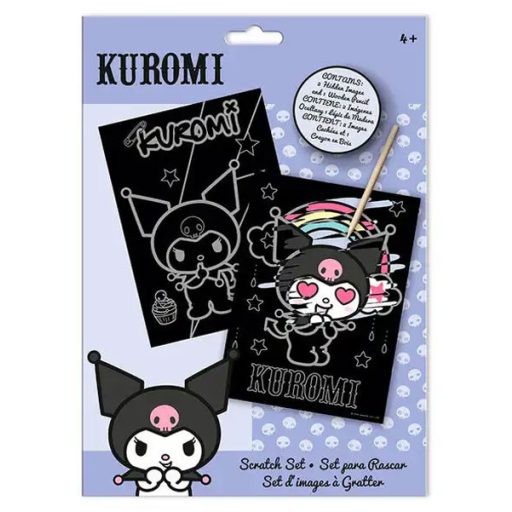 Hello Kitty Kuromi scratch engraving set