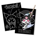 Hello Kitty Kuromi scratch engraving set