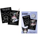 Hello Kitty Kuromi scratch engraving set