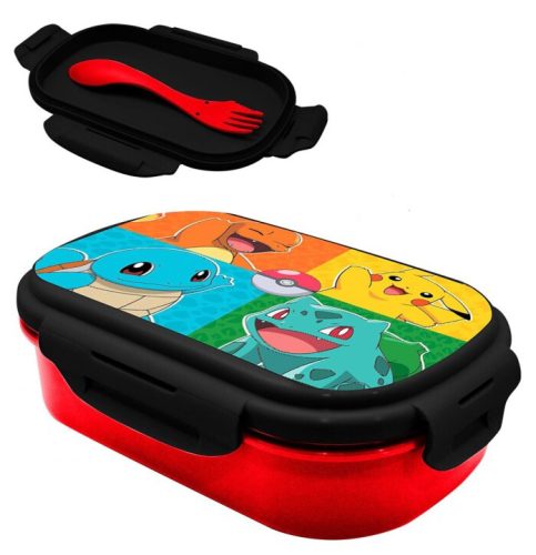 Pokémon Sandwich Box + Cutlery Set