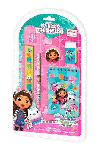 Gabby's Dollhouse Stationery Set (5 pieces)