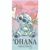 Disney Lilo and Stitch Ohana bath towel, beach towel 70x140cm