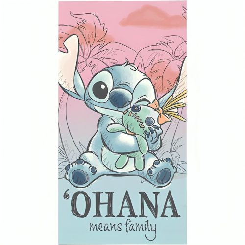 Disney Lilo and Stitch Cheeky bath towel, beach towel 70x140cm