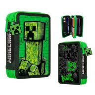 Minecraft Blocky Boom filled pencil case, 2 levels