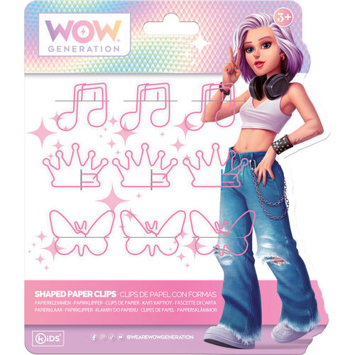 WOW Generation Alana pink paperclip set