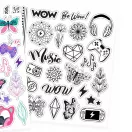 WOW Generation Fashion tattoo 2 sheets