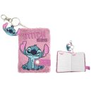Disney Lilo and Stitch Aloha 626 plush mini notebook with pen and keyring
