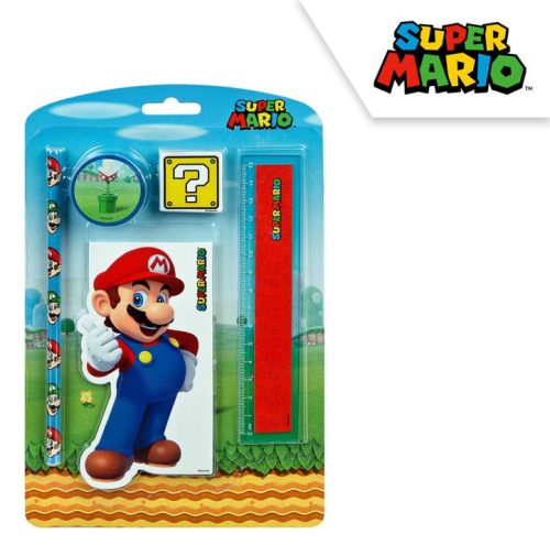 Super Mario Frenzy stationery set (5 pieces)