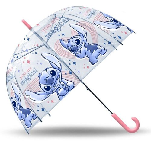 Disney Lilo and Stitch Magical Kids Transparent Half Automatic Umbrella Ø70 cm