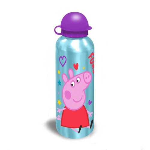 Peppa Pig Hearts Aluminium Bottle (500 ml)