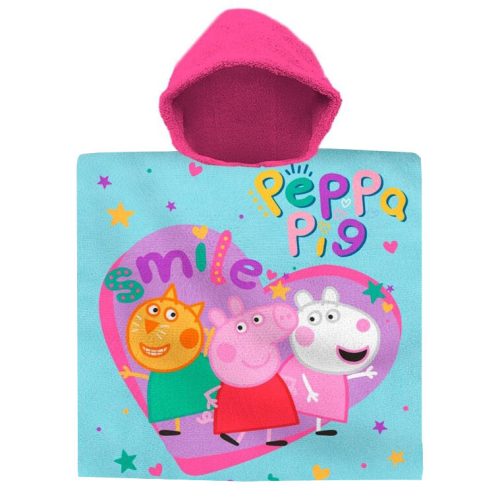 Peppa Pig Smile Beach towel, poncho 60x120 cm