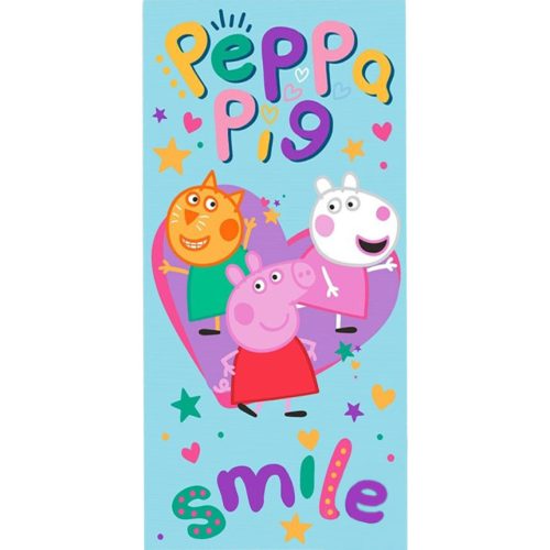 Peppa Pig Smile bath towel, beach towel 70x140cm