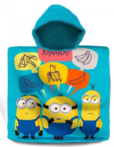 Minions Banana Beach towel, poncho 60x120 cm