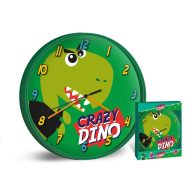 Dinosaur Green wall clock 25 cm