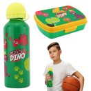 Dinosaur Crazy sandwich box + aluminum bottle set