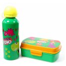 Dinosaur Crazy sandwich box + aluminum bottle set