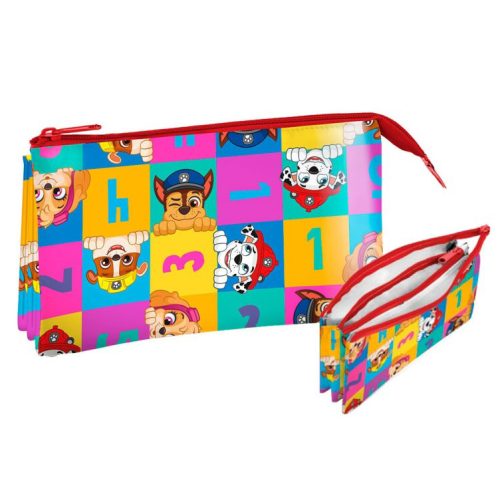 Paw Patrol Kids' Toiletry Bag, Pencil Case with 3 Compartments