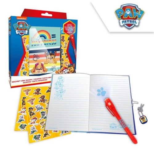 Paw Patrol diary + magic pen set