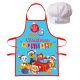 Paw Patrol Holiday Christmas kids apron set of 2 pieces