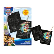 Paw Patrol Happy Thoughts scratch art set
