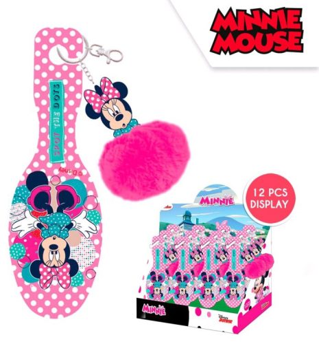 Disney Minnie Hairbrush with Pom-Pom Decoration