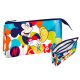 Disney Mickey Kids' Toiletry Bag, Pencil Case with 3 Compartments