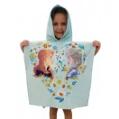Disney Frozen Flower beach towel poncho 60x120 cm