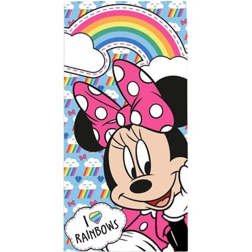 Disney Minnie Rainbows bath towel, beach towel 70x140cm