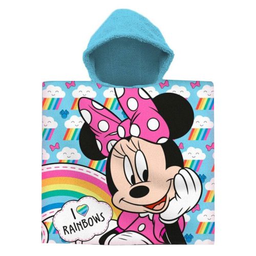 Disney Minnie Rainbows Beach towel, poncho 60x120 cm