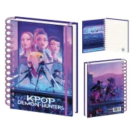   K-pop Demon Hunters World Tour spiral notebook, lined booklet A5