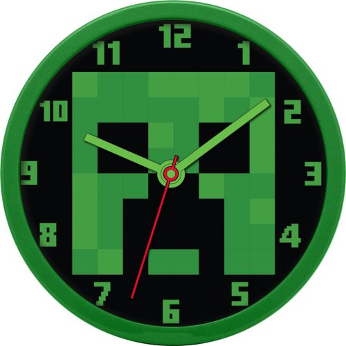Minecraft Wall Clock 25 cm