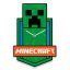 Minecraft Green XL Wall Clock 50 cm