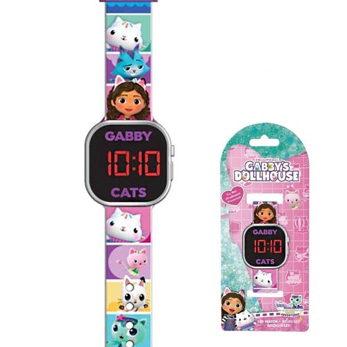 Gabby's Dollhouse Cats Digital LED Watch