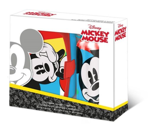 Disney Mickey sandwich box + aluminium bottle set