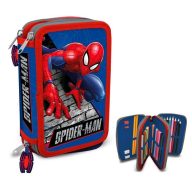 Spiderman Bricks two-tier filled pencil case