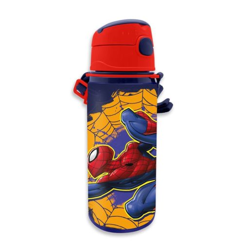Spiderman Web-Slinger alumínium Bottle with Strap (600ml)