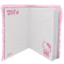 Hello Kitty Rainbow 3D Plush A5 Lock Diary