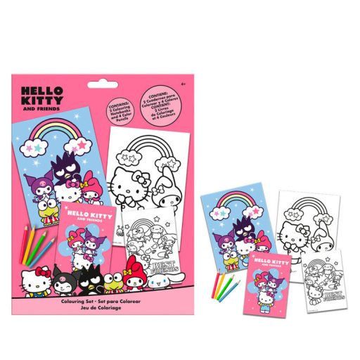 Hello Kitty Friends coloring set