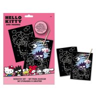 Hello Kitty Friends scratch art set