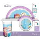 Disney Frozen Enchanted dinner set, micro plastic set in a box