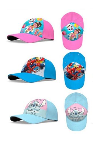 Disney Lilo and Stitch Mix Disney Lilo & Stitch, Spiderman, Gabby's Dollhouse kids baseball cap