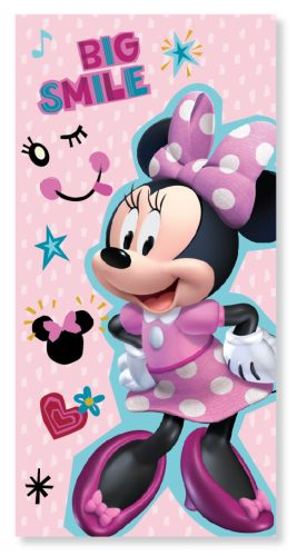 Disney Minnie Smile Bath Towel, Beach towel 70x137 cm (Fast Dry)