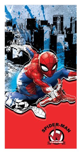 Spiderman Jump Bath Towel, Beach towel 70x137 cm (Fast Dry)