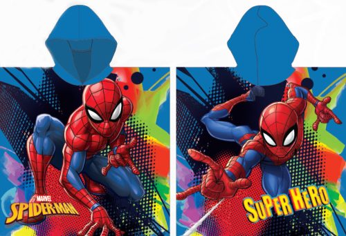 Spiderman Blue Beach towel, poncho 55x110 cm (Fast Dry)