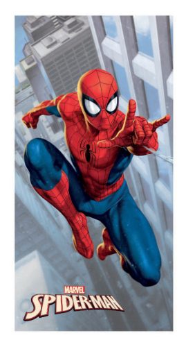 Spiderman City Bath Towel, Beach towel 70x137 cm (Fast Dry)