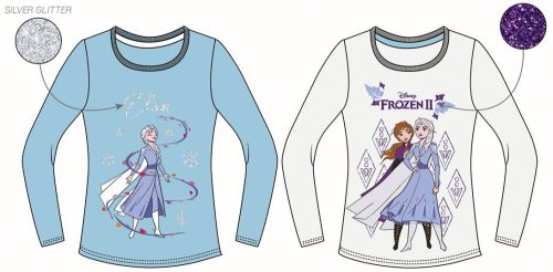 Disney Frozen Sparkling Snow kids long sleeve t-shirt, top 4-10 years