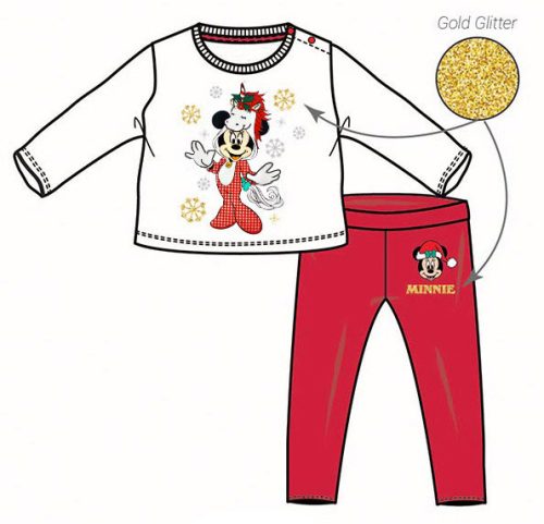 Disney Minnie Unicorn Christmas baby T-shirt + trousers, pants set 3-24 months