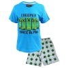 Minecraft kids short pyjamas 6-12 years